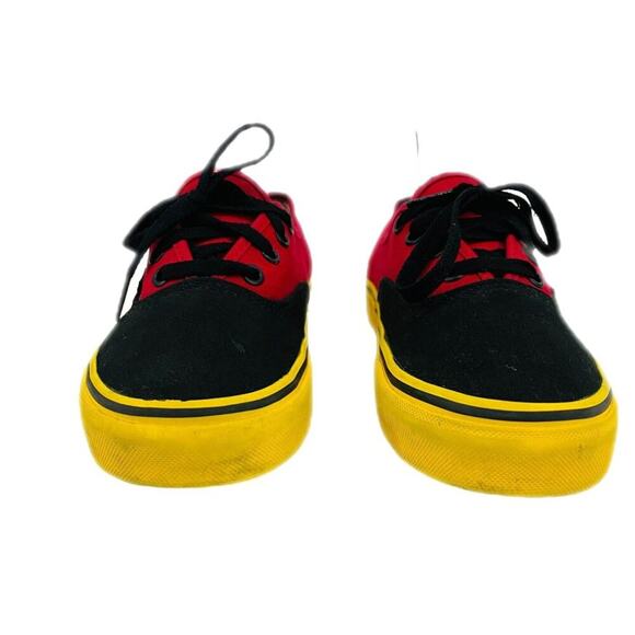 Vans x Disney Unisex Mickey Red Black Yellow Sneakers Shoes Size M 5 W 6.5 - Picture 2 of 10